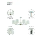Люстра Evonne 2088-307 7 х Е14 40 Вт классика