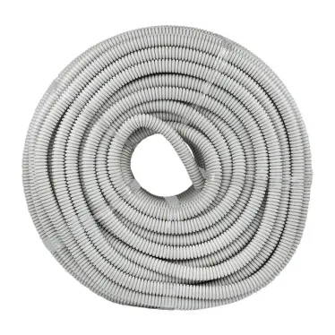 Труба гибкая 20мм с протяжкой серая (100м) Plast