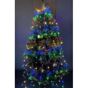 Гирлянда LED Дождик 10 нитей 2 метра мультиколор 220V ENIN -2NM