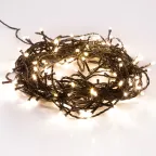 Гирлянда "Твинкл Лайт" 10 м, темно-зеленый ПВХ, 80 LED, цвет ТЕПЛЫЙ БЕЛЫЙ | 303-046 | NEON-NIGHT