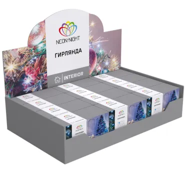 Гирлянда "Твинкл Лайт" 6 м, прозрачный ПВХ, 40 LED, цвет Белый | 303-175 | NEON-NIGHT