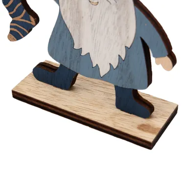 Деревянная фигурка Гном с носком 15х4х17 см | 504-009 | NEON-NIGHT