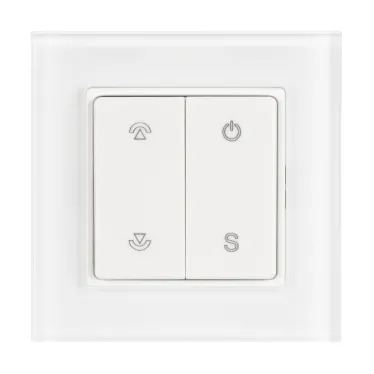 Панель SMART-P47-DIM-G-SUF (3V, 1 зона, Knob, 2.4G) (Arlight, Стекло) | 032983 | Arlight