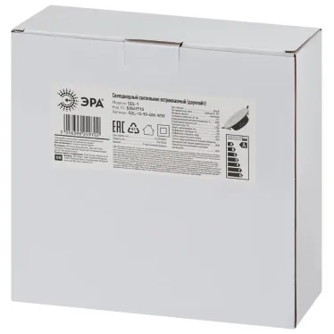 Светильник светодиодный встраиваемый даунлайт SDL-10-90-40K-W30 круглый 30Вт 4000K 2700лм D195х65 | Б0049710 | ЭРА