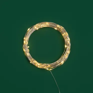 Гирлянда Роса 10 м, 100 LED, USB, теплое белое свечение | 315-976 | NEON-NIGHT