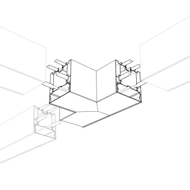 Коннектор прямой ALT-LINEAIR-FLAT-CON-I-2094 (ANOD) (arlight, IP20 Металл, 3 года) | 030293 | Arlight