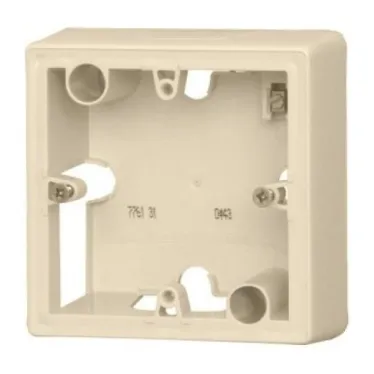 VALENA Коробка для наружного монтажа слоновая кость