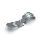 Скоба металлическая однолапковая усиленная противопожарная СМОУ d12-13 мм отв. d 6,5 мм (100 шт/уп)