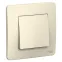 BLANCA скрытой установки одноклавишный выключатель (cх.1), 6A, 250B, молочный
