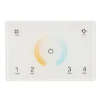 Панель Sens SMART-P81-MIX White (230V, 4 зоны, 2.4G) (Arlight, IP20 Пластик, 5 лет) | 028400 | Arlight