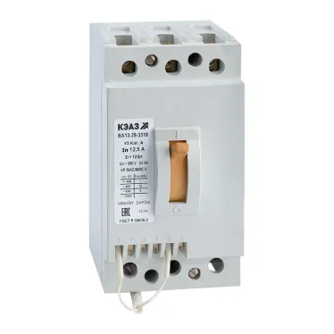 Выключатель автоматический ВА13-29-3218-63А-3Iн-660AC-НР127AC/110DC-У3