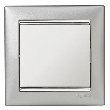 Выключатель одноклавишный, в рамку, белый