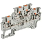 Колодка клеммная CP-ML 2 ур. 2,5мм2 серая IEK