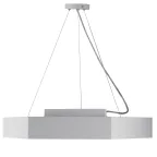 Светильник светодиодный Geometria Hexagon SPO-124-W-40K-051 51Вт 4000К 3900х800х800х80 белый подвесной