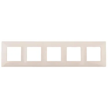 Рамка на 5 постов, Эра Elegance, сл.кость, 14-5005-02