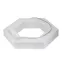 Светильник светодиодный Geometria Hexagon SPO-124-W-40K-051 51Вт 4000К 3900х800х800х80 белый подвесной