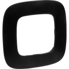 Valena ALLURE Рамка 1 пост матовый черный универсальная