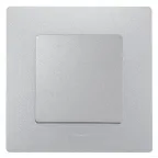 Выключатель одноклавишный, автоматические клеммы 10 AX 250В, алюминий