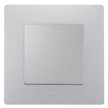 Выключатель одноклавишный, автоматические клеммы 10 AX 250В, алюминий