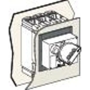 Рамка передней панели поворотная рукоятка МТ NSX400/630