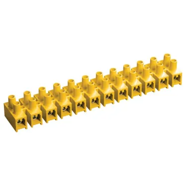 Зажим винтовой 12х25 ЗВИ-80 не поддерживает горение желтый