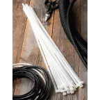 Хомут P6.6 стандартный белый 7.6x450 (100шт) FlexLock PROxima