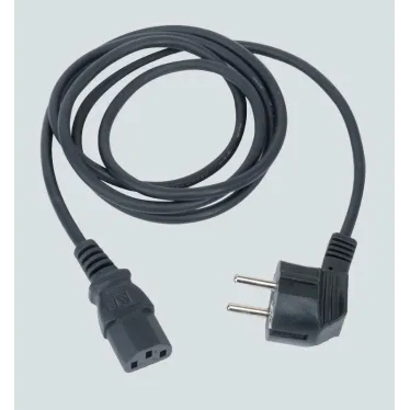 Connect Кабель электрический с вилкой 2к+з Schuko 2м графит