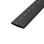 Термоусаживаемая трубка 30,0 15,0 мм, черная, упаковка 10 шт. по 1 м, REXANT