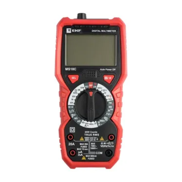 Мультиметр цифровой MS18C EKF Professional