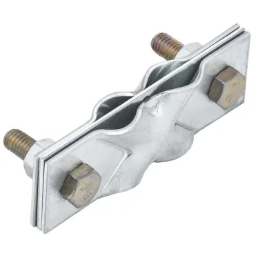 Зажим заземления диагональный полоса/пруток-полоса/пруток нержавеющая сталь