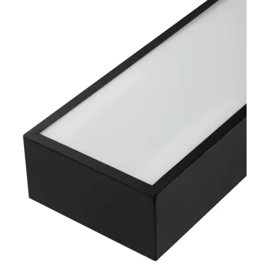 Светильник LED Geometria Block SPO-116-B-40K-024 24Вт 4000K 1750Лм IP40 1200х70х50 черный подвесной драйвер внутри