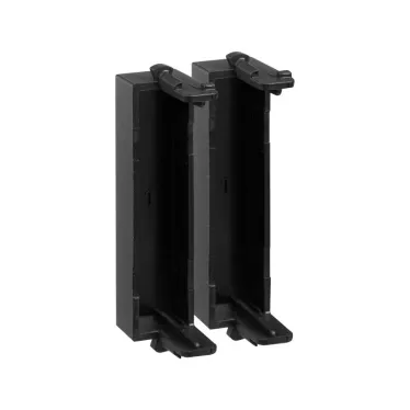 Avanti Комплект модульных заглушек , Черный матовый, 0,5 модуля 2 штуки