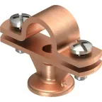 Держатель молниеприемного стержня, с фланцем