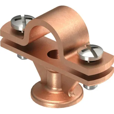 Держатель молниеприемного стержня, с фланцем