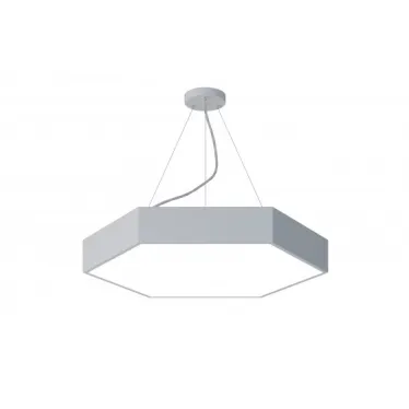 Светильник LED Geometria Hexagon SPO-121-W-40K-038 38Вт 4000K 4000Лм IP40 600х80 белый подвесной драйвер внутри