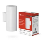 Светильник уличный двусторонний ЦИЛИНДР-2А-GX53 2WT алюминий под лампу 2хGX53 230B белый IP65 | 4690612023526 | IN HOME