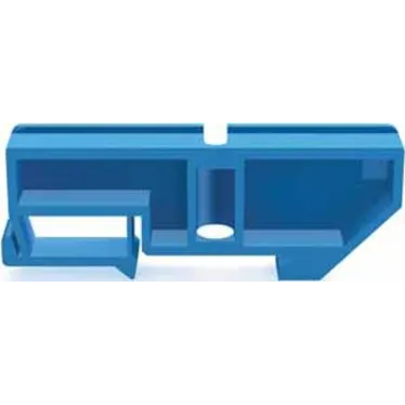 Изолятор нулевой шины 35мм синий