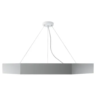 Светильник LED Geometria Hexagon SPO-121-W-40K-038 38Вт 4000K 4000Лм IP40 600х80 белый подвесной драйвер внутри