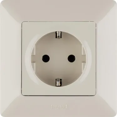 Valena LIFE Рамка 1 пост слоновая кость универсальная