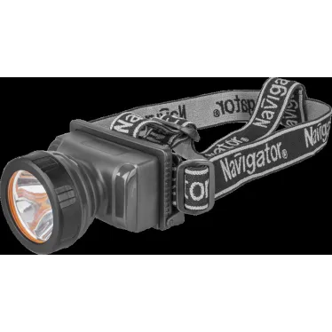 Фонарь светодиодный NPT-H10-ACCU 2Вт LED аккумуляторный налобный пластик