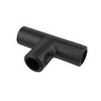 Тройник открывающийся, IP40, д.20мм, черный