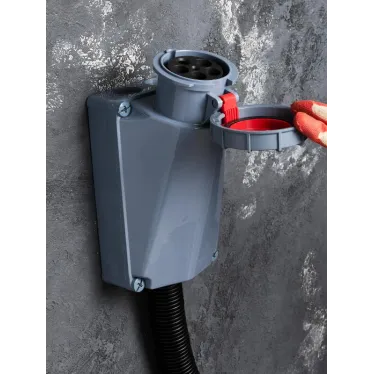 Розетка стационарная наружная 1452 3Р+РЕ+N 125А 380В IP67 PROxima