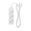 Удлинитель STANDARD 3 гнезда, 1,5 м, 2х1,0 мм2, б/з, белый
