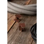 Угол внутренний (25х16) (4 шт) Plast под темное дерево