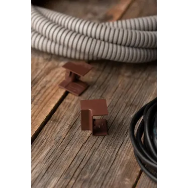 Угол внутренний (25х16) (4 шт) Plast под темное дерево