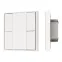 Панель кнопочная KNX-301-22-4-SH-IN White (BUS, Frame) (IARL, IP20 Пластик, 3 года) INTELLIGENT