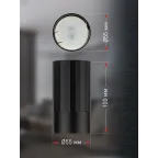 Светильник настенно-потолочный спот OL32 BK MR16 GU10 IP20 черный