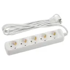 Удлинитель Россия U-5e-3m-3x1,5 c заземл., 5гн, 3м, ПВС, 3х1,5мм2, 16А U-5e-3m-3x1,5