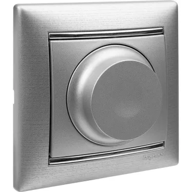 VALENA Рамка 1 пост матовый алюминий