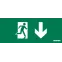 Пиктограмма (Наклейка) Фигура / Стрелка Вниз для аварийно-эвакуационного светильника IP20 | V1-R0-70354-21A01-2009 | VARTON